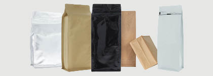 Flat Bottom coffee bag zipper Flat Bottom coffee bag zipper