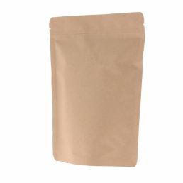 Coffee pouch kraft paper - brown - 2 kg (280x400+{75x75}mm)