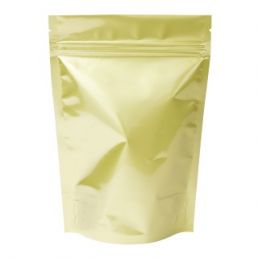 Stand-up pouch - matt gold - 110x170+{35+35} mm (200-225ml)